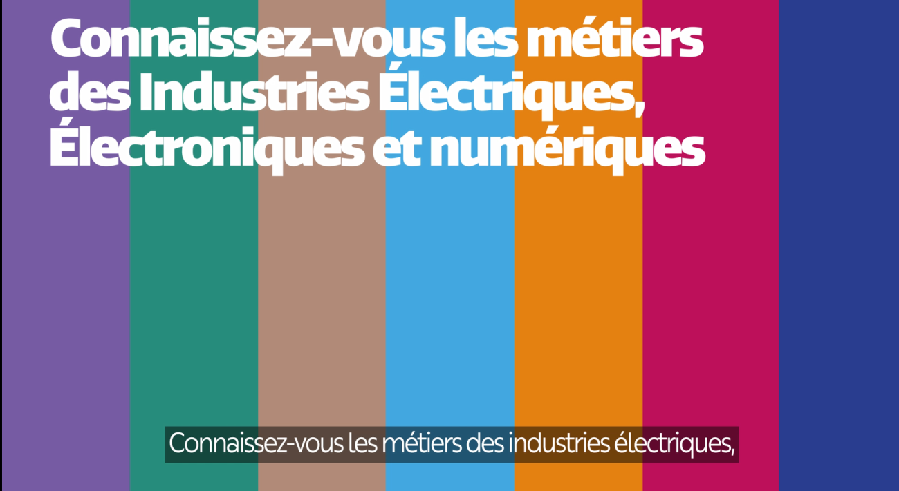 Présentation de la Filière des Industries Electriques, Electroniques et de Communication